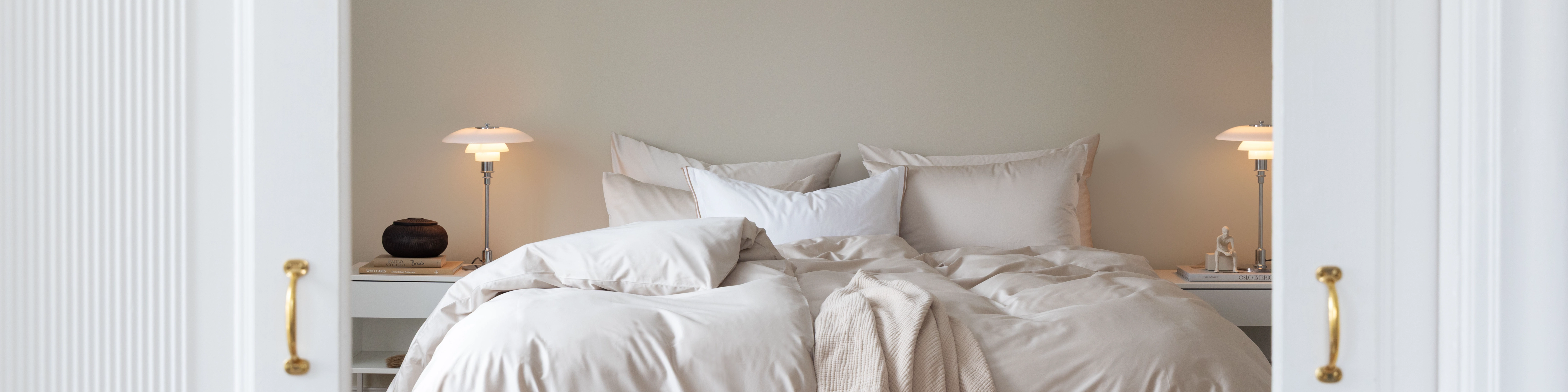 Sengetøy fra kjente merker - sateng, børstet bomull, flanell, krepp, percale